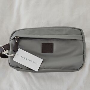 Lucky Brand Men's Gray Toiletry Bag